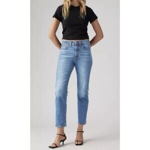 Levi’s PREMIUM Wedgie Jeans Denim Pants Straight Button Fly Size 23 Womens Teen